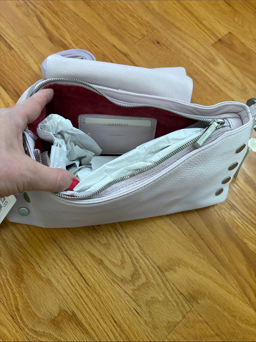 Hammitt Pastel Lilac VIP Satchel NWT - Picture 7 of 13